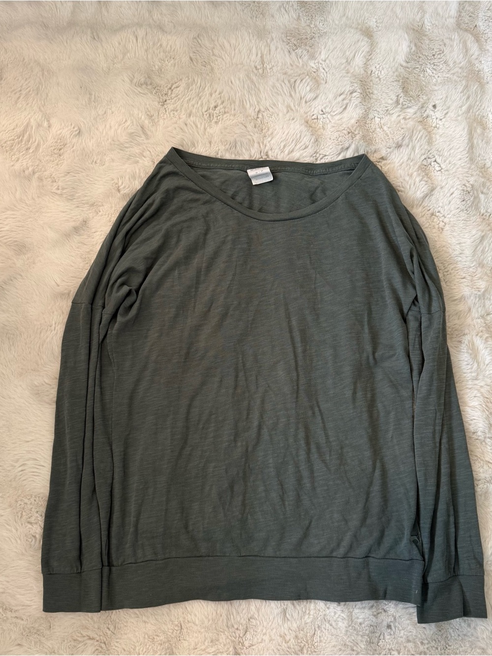 Victoria’s Secret PINK Dark Olive Green Long Sleeve Crewneck